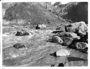 Colorado River, from the Hance Trail, Grand Canyon, looking east, 1900-1930