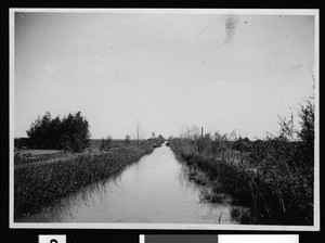 Irrigation canal at Holtville, ca.1910