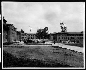 Campus of the University of California Los Angeles (UCLA) on north Vermont Avenue, later Los Angeles State College for a time, and Los Angeles City College, ca.1918