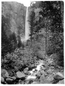 Bridal Veil Falls in Yosemite National Park, 1901