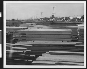 Unidentified lumber yard, ca.1930