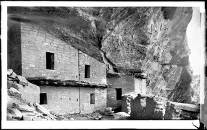 Balcony Cliff house, Mancos Canyon in Mesa Verde National Park, Colorado, 1895