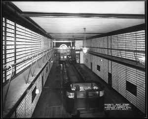 Interior view of Young's Shoe Store, ca.1920-1929