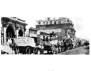 Real Estate Parade (?) during the Boom Days, San Diego, November 18, 1885