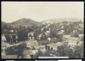 Birdseye view of Nevada City, 1906