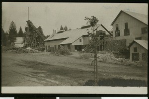 Complex of buildings at the Empire Mine in Grass Valley, ca.1910