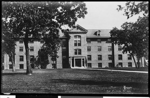 A front view of Lawrence Hall, St. Cloud, Minnesota