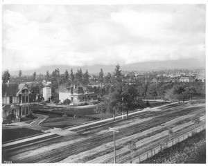 View of Figueroa Street looking northwest, Los Angeles, ca.1890