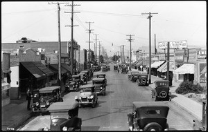 View of Western Avenue looking north from 39th Street, 1924
