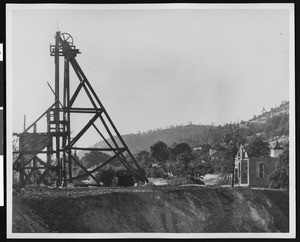 Copper mining equipment at Calaveras, ca.1930