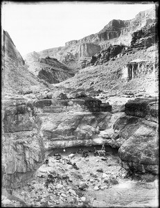 Rock Camp on the Bass Trail, Grand Canyon, ca.1900-1930