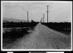 Remsen Avenue east from a point two hundred feet east of Sheldon Boulevard before construction, September 19, 1939
