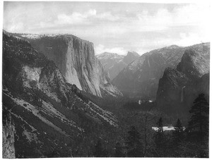Yosemite Valley from Artist (Inspiration?) Point, Yosemite National Park, ca.1850-1930