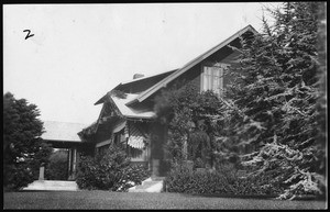 Exterior view of the Davis home near soldiers' home