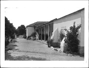 South veranda of Camulos Ranch, Ventura County, ca.1905