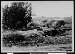 Small bridge over a ravine near Los Angeles, 1930-1949