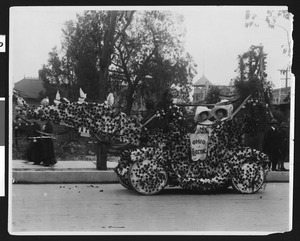 Ohio Electric float at La Fiesta de Los Angeles celebration, ca.1906