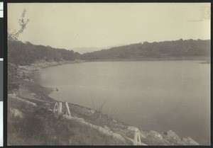 View of Lake Ralphine in Santa Rosa — Calisphere