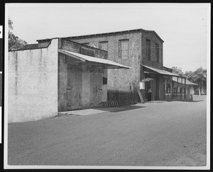 Exterior view of Hornitos Lodge Number 98 in Mariposa County, ca.1930