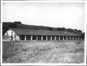 View of the south front of Mission La Purisima Concepcion, ca.1884