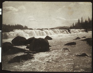 Willamette Falls (?) in Oregon