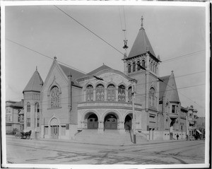 First Methodist Episcopal Church, Sixth Street and Hill Street, ca.1905-1910