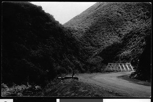 Small bridge in Topanga Canyon, ca.1920