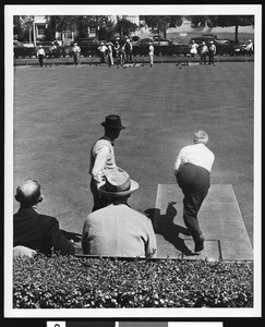 Lawn bowling, ca.1930