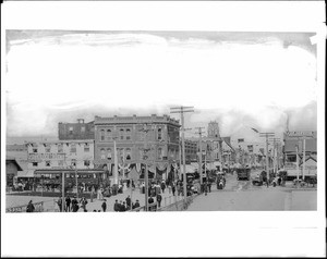 View of Pine Avenue looking from Ocean Avenue in Long Beach, ca.1905