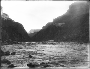 Rapids of Colorado River just above Bass's Ferry, Grand Canyon, ca.1900-1930