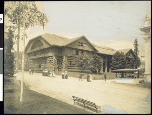 An exterior view of the Lewis and Clark Memorial Building, Portland, Oregon