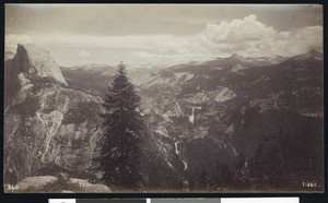 Panoramic view of Yosemite National Park, ca.1900