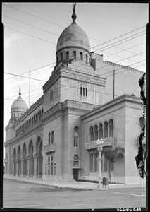 Shrine Auditorium, shown from the front right