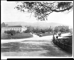 View of the campus of the University of California at Berkeley, ca.1900