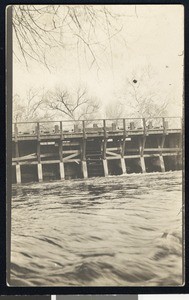 Flood control device (?), possibly associated with the King's River, ca.1910