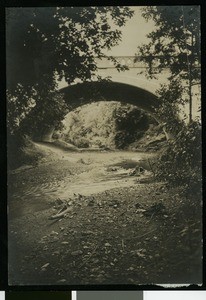 View of the Foothills Boulevard Bridge in Hayward, ca.1900