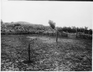 Indian cemetery on Warner's ranch, ca.1900