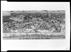 Map and profile of the Colorado River Aqueduct, November 14, 1941