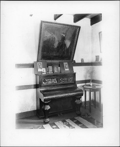 Suza piano in the Lugo residence, California