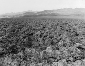 View of Death Valley showing "The Devil's Golf Course", California, ca.1900/1950