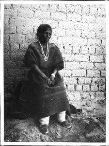 Wife of the great Navajo Chief Manuelito, the last Navajo chief, ca.1900