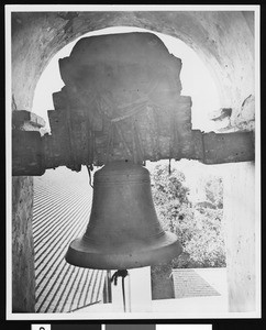 Mission San Buenaventura bell, ca.1902