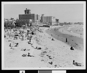 Santa Monica Beach, ca.1920