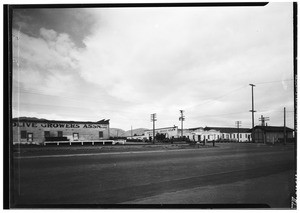 Los Angeles Olive Grower's Association, showing a street, Sylmar, before October 19, 1932