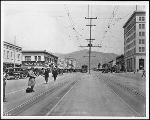 Brand Boulevard looking north in Glendale, California, ca.1924