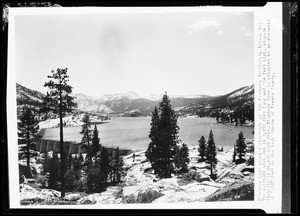 Florence Lake, storage reservoir of Southern California Edison Co., November 1931