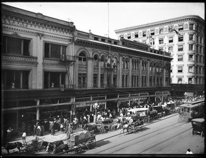 Broadway and Fourth Street, Los Angeles, ca.1908-1910