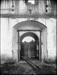 Main entrance of Mission San Antonio de Padua, California, ca.1906