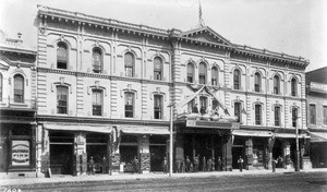 Exterior of the Saint Elmo Hotel, ca.1890