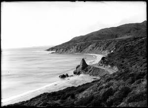 Santa Monica's Palisades Park and Castle Rock, ca.1910